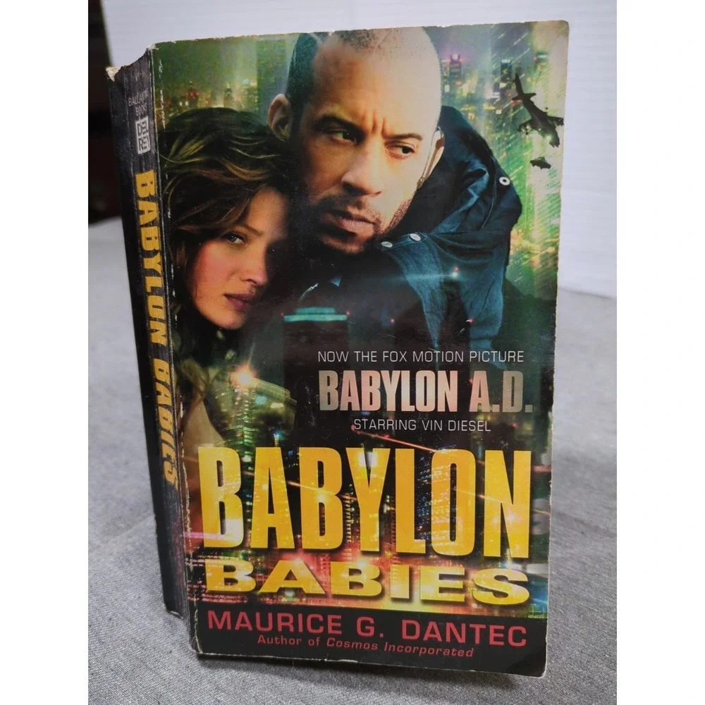 Babylon Babies Maurice‎ G Dantec 2008 Del Rey Movie Tie-In Edition VTG Paperback